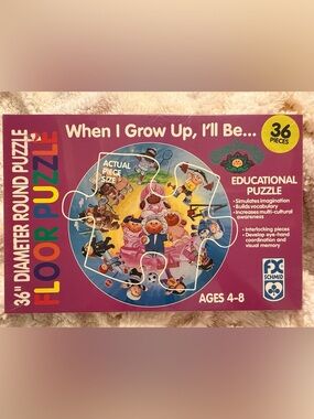 NEW SEALED Cabbage Patch Kids When I Grow Up, I'll Be... Floor Puzzle, 36 pieces